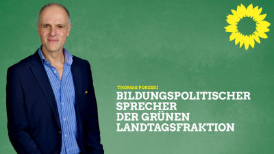 Austausch mit dem bildungspolitischen Sprecher der GRÜNEN Landtagsfraktion Thomas Poreski